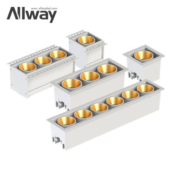 ALLWAY New Arrival: Flexible Selections of LED Downlights - 5W, 15W, and 30W in Spot and Linear Tracks for Indoor Hotels