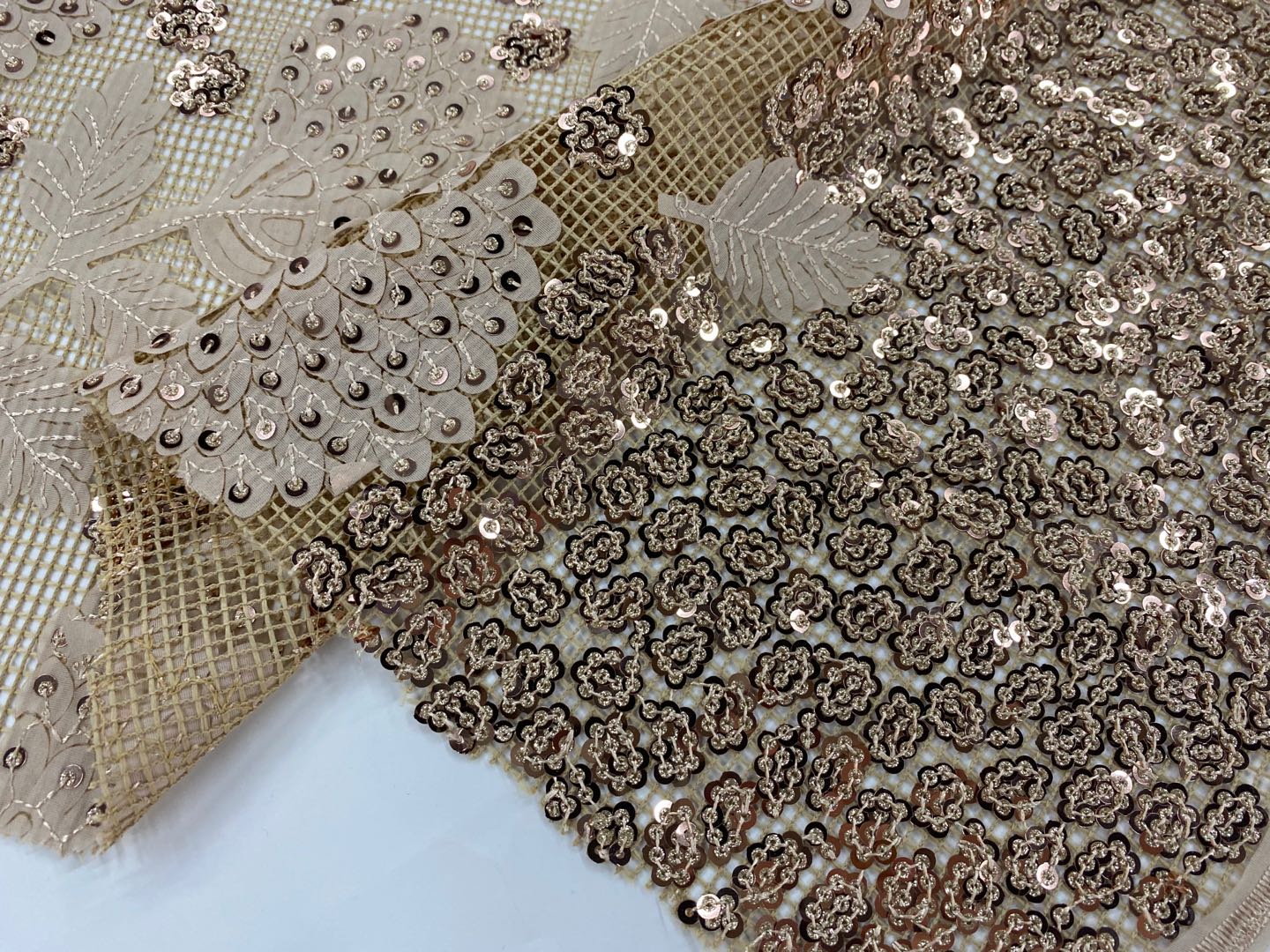 Glitter Embroidery Fabric