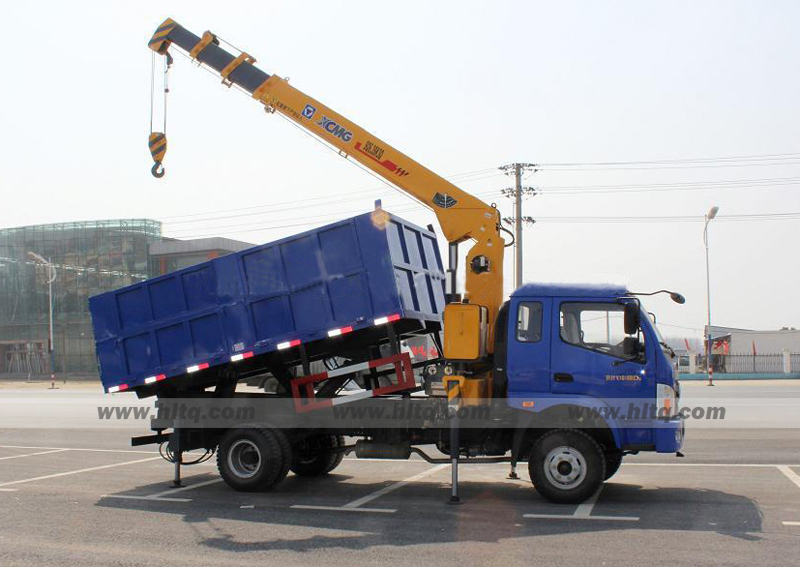 FORLAND dump truck mounted crane 