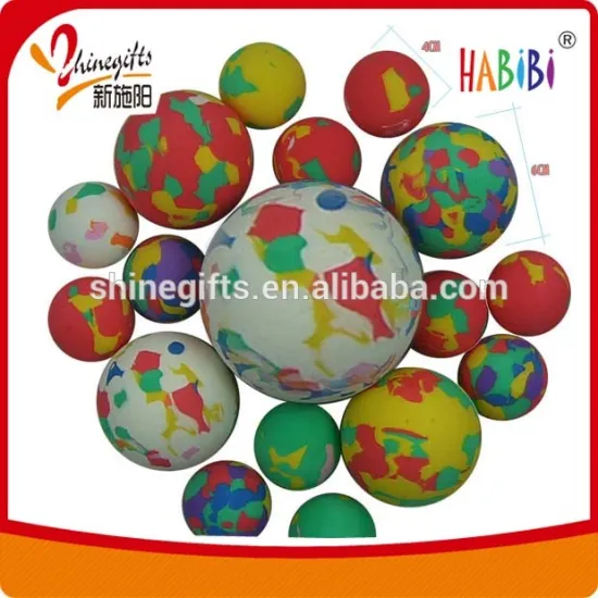 Wholesale eva rainbow soccer ball for kids