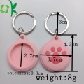 Προσαρμοσμένη σχεδίαση Air Tag Silicone Protective Cover Keychain