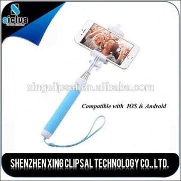 China supplier mini selfie stick, cable take pole selfie stick, cheap price