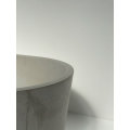 Moderne matte ovale Betonbadewanne