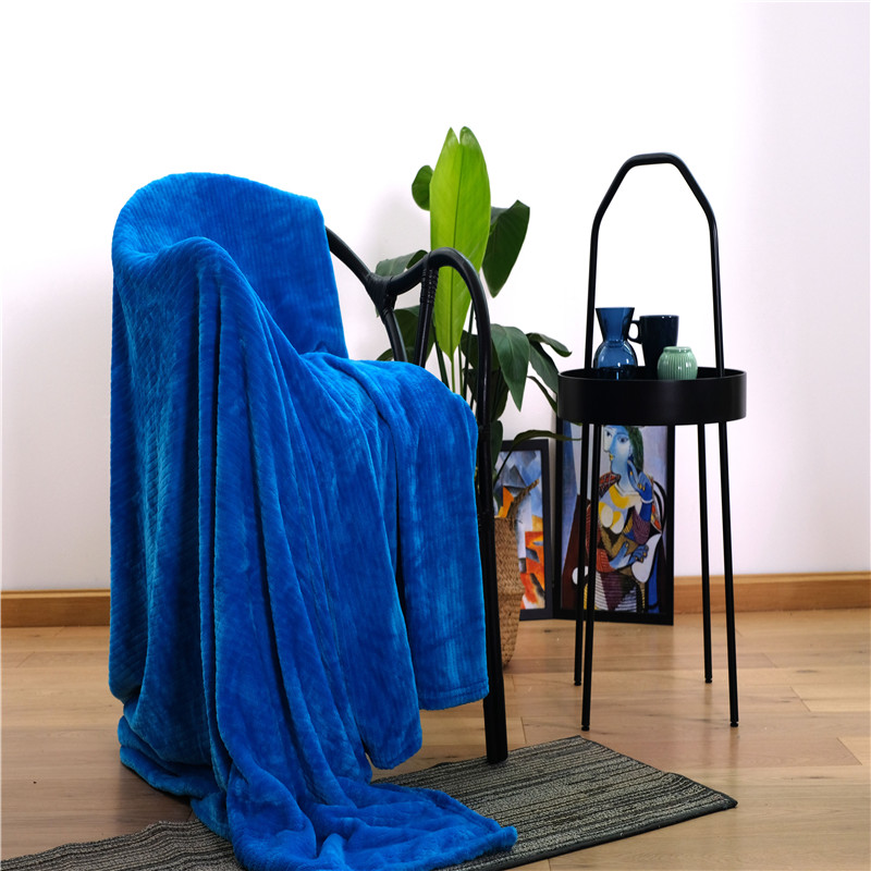 Anti-Pull Fleece Coral Office Bed Short Plush Blanket