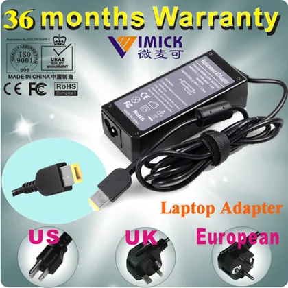 65W Lenovo AC Adapter for a Notebook Personal Computer