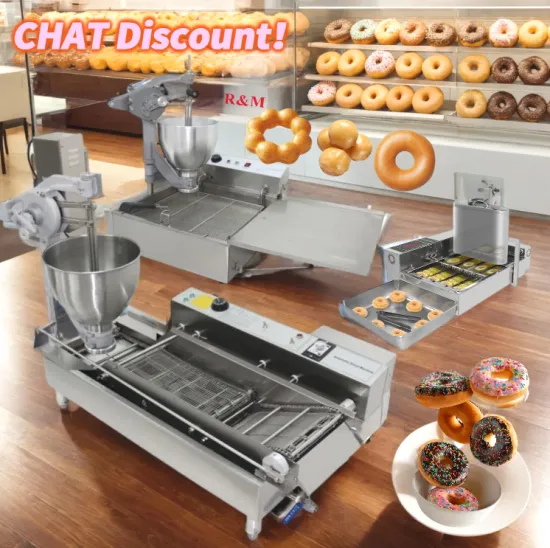 Big Mini Automatic Gas Doughnut Donut Cake Depositor Cutter Filling Machine