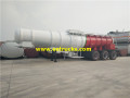 21m3 23ton H2SO4 Pengiriman Semi-Tangki Tanker