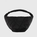 Beg Crossbody Hobo Black Quilted untuk Wanita