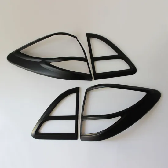 ABS Black Tail Light Cover for Mazda BT50 2015-2018