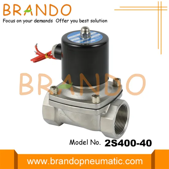 2S400-40 1.5'' Stainless Steel Water Solenoid Valve