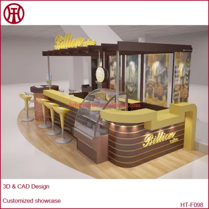 OEM Coffee fruit juice bubble tea kiosk