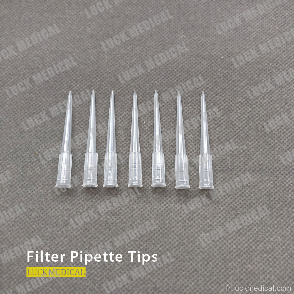 Conseils de pipette jetable pour le distributeur