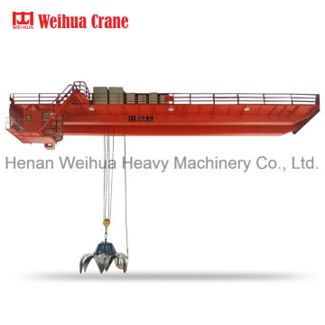 Garbage Double Girder Overhead Crane with Grab