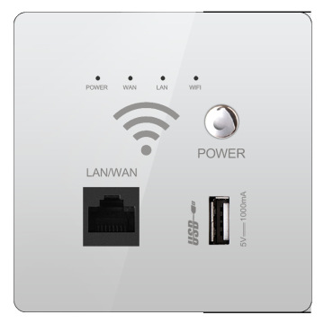 WIFI Router 300Mbps 220V power AP Relay Smart 2.4Ghz Wireless repeater extender In Wall Routers Embedded Panel usb socket rj45