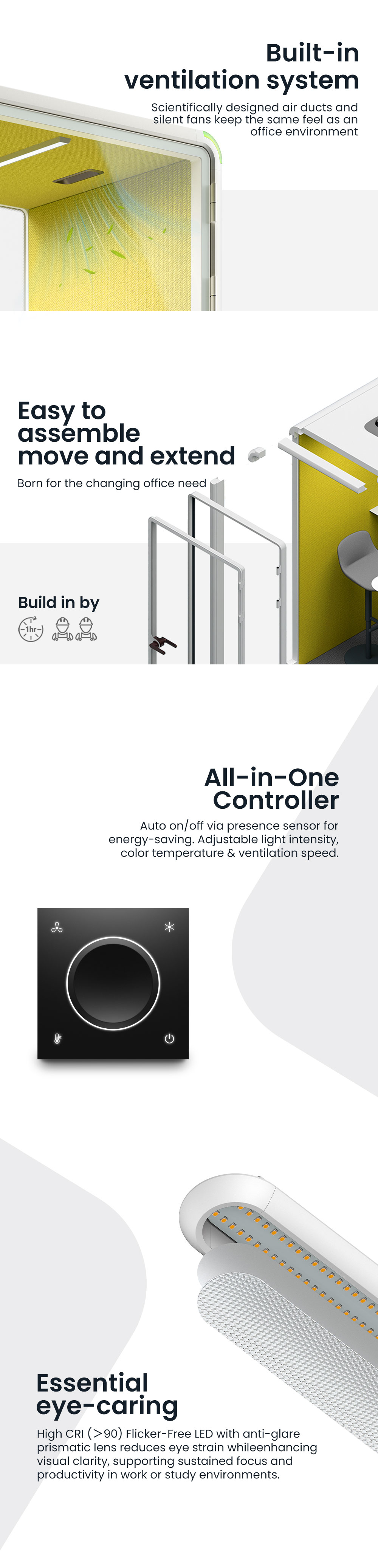 Large Team Collaboration Focus Pod