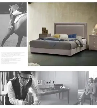 Modern bedroom furniture leather sofa bed with storage