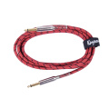 High End Braided 6.35MM Jack Guitar Cable