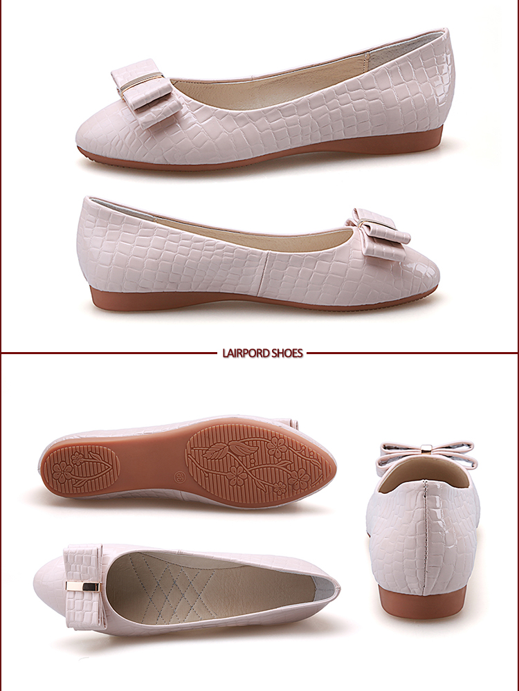 white flat soft shoe