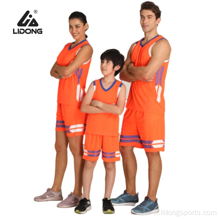 Basketball Uniforms Mens Logo Basketball Jersey per la squadra