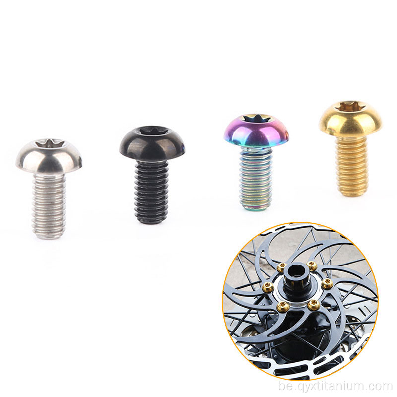 M5x10 Gr5 Ti-6Al-4V тытанавы шасцігранны разетка галавы балты