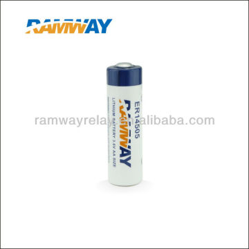 RAMWAY ER14505 AA Size and LiSOCl2 Battery Type ER14505 3 phase energy meter battery