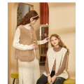 girls fake fox fur vest fashion