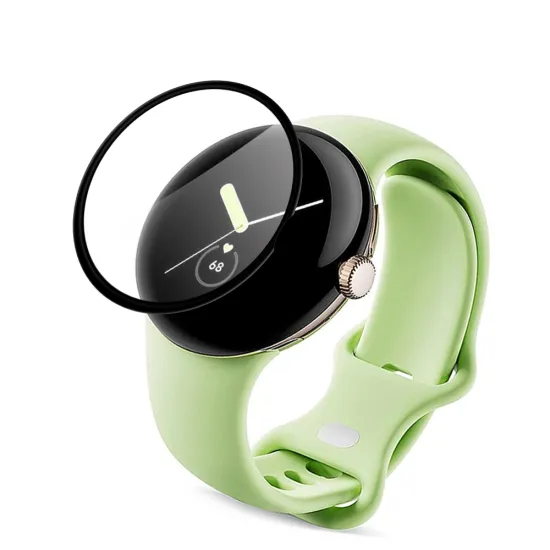 Wholesale Full Cover Anti-Scratch 3D PMMA HD Clear Smart Watch Screen Protector for Google Pixel Watch 1 & 2