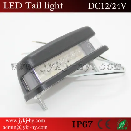 2017 Motorcycle LED license plate lighting 1w battery powered license plate light