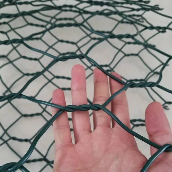 Factory Supply 5x1x1m Powder Coated Hot Dipped Galvanized Hexagonal Gabion Box for Dyke Dam Protection