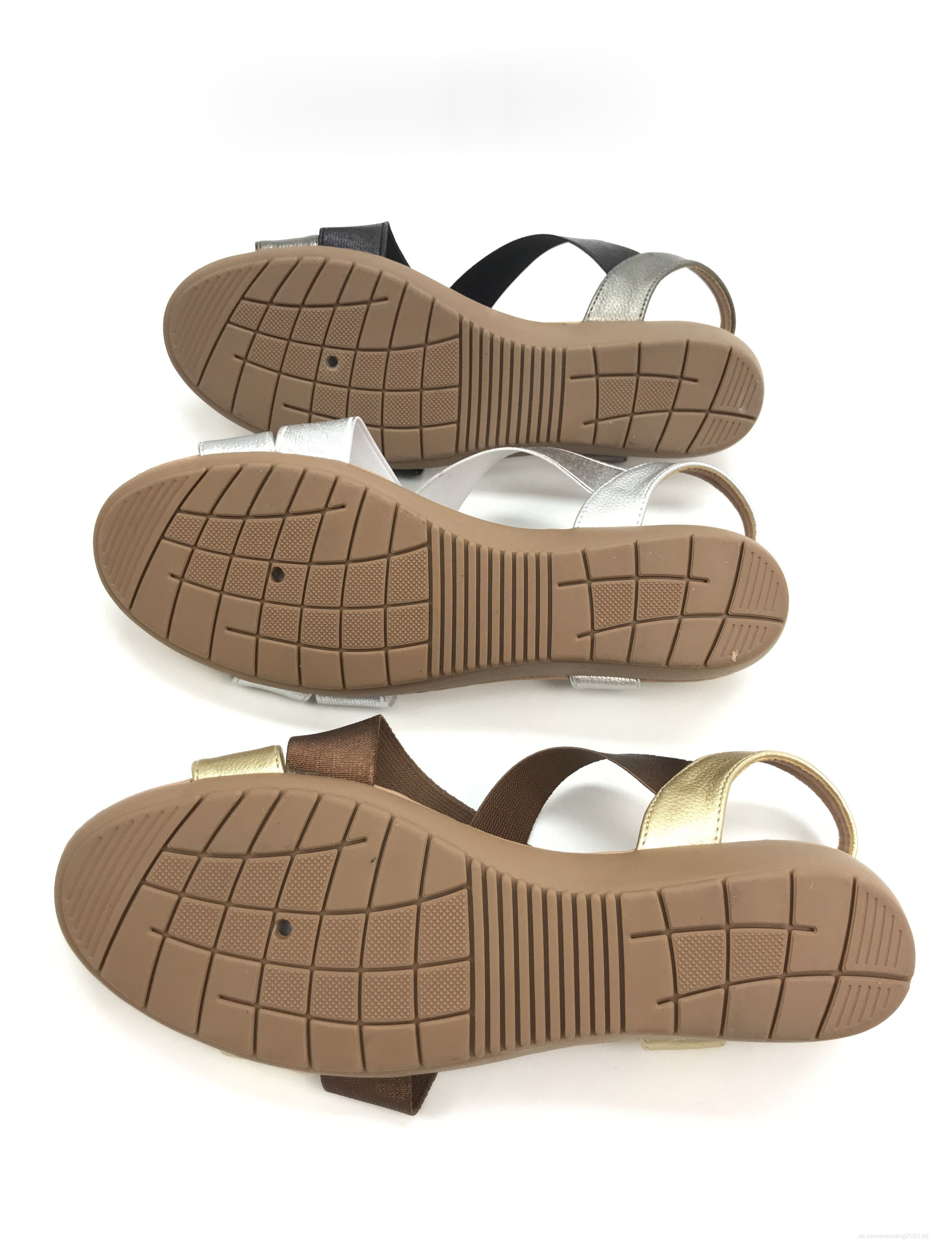 Keilsandalen Sommer Frauen PU Lederschuhe