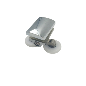 Custom Size Glass Door Shower Room Hardware: Guida 712363 Hanging Wheels Swing Double Wheel Set