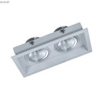2*11w Lustrous COB led grille lighting with CE and RoHS