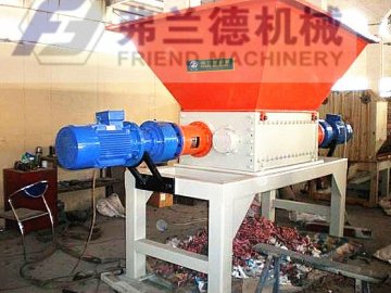 Double Shaft Shredder Machine & Plastic Crusher Recycling Equipment