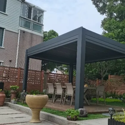 Modern Aluminum Louvre Pergolas: Ideal Shade