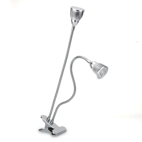 360 degree dual head 10w led grow light for desk flower decoration
