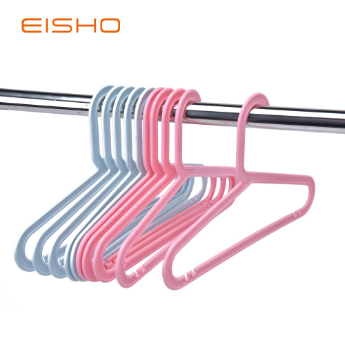 EISHO Durable Small Plastic Hanger For Drying Clothes