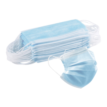 Adult Blue 3 Ply Face Mask Einweg
