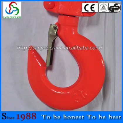 Hoist machinery chain block and lever