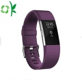 Hoogwaardige nieuwste Deep Purple Fitbit siliconen horlogebanden