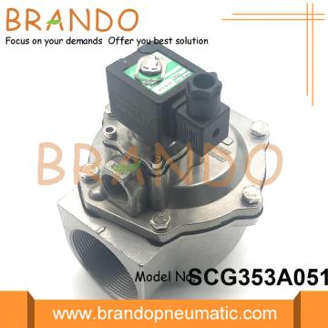 Angle Type 2-1 / 2 Inch Solneoid Pulse Valve