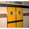 Fast action insulated hospital sliding door