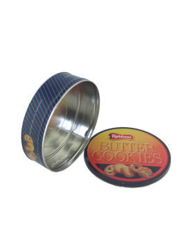 biscuit storage box, brownie tin, frosted cookies tin can