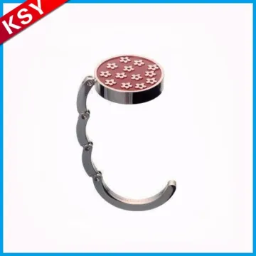 Latest New Design Factory Direct Sales Suppliers Favor FodableMetal Key Ring Craft Bag Hanger
