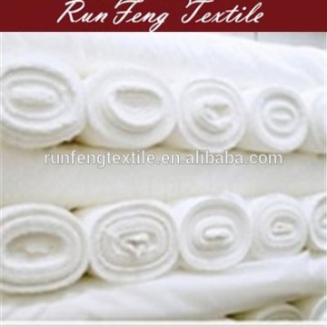 2015 Hot Sales CVC 50/50 40*40 110*90 51"~118" Bleached Fabric Used for Bed Sheet Fabric
