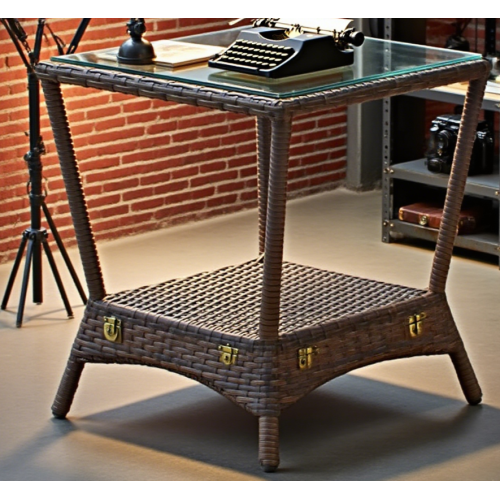 Durable Rattan Patio Table