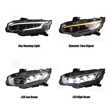 Hcmotionz Led Fury Forly для Honda Civic 2016-2021