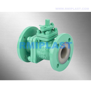 Fluorine Plastic Liner Ball Valve DIN ANSI