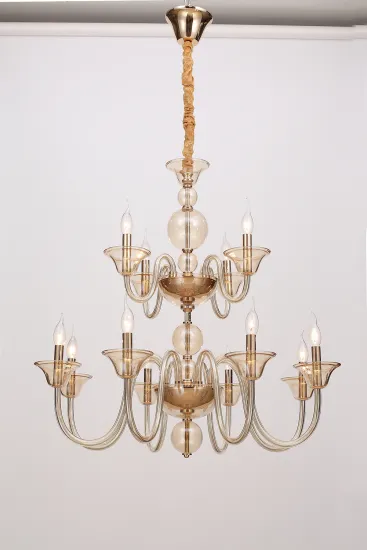 Modern Delicate Restaurant Champagne Gold Chandelier