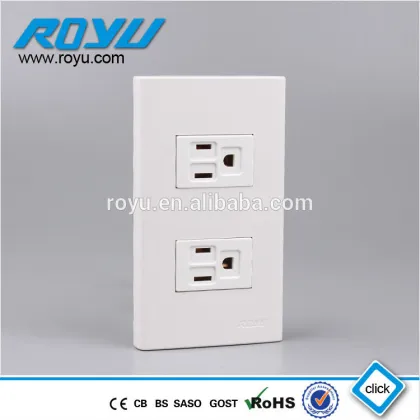 LIDE WD612 Grounding duplex receptacle