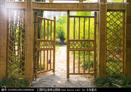 Bamboo Anti theft Door